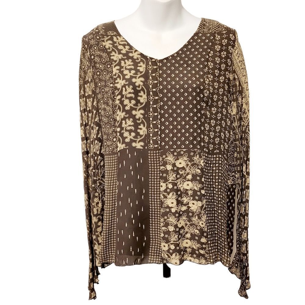 2/$20 Vintage 90s beautiful top blouse